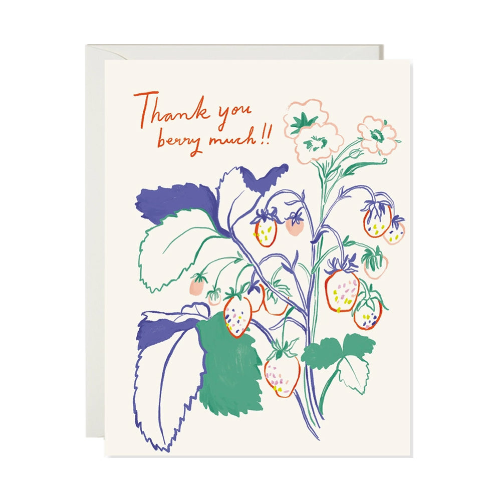 Thank You Strawberries Card