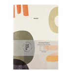 Abstract Patterned Pastel Tones Notebook - Botanic Green