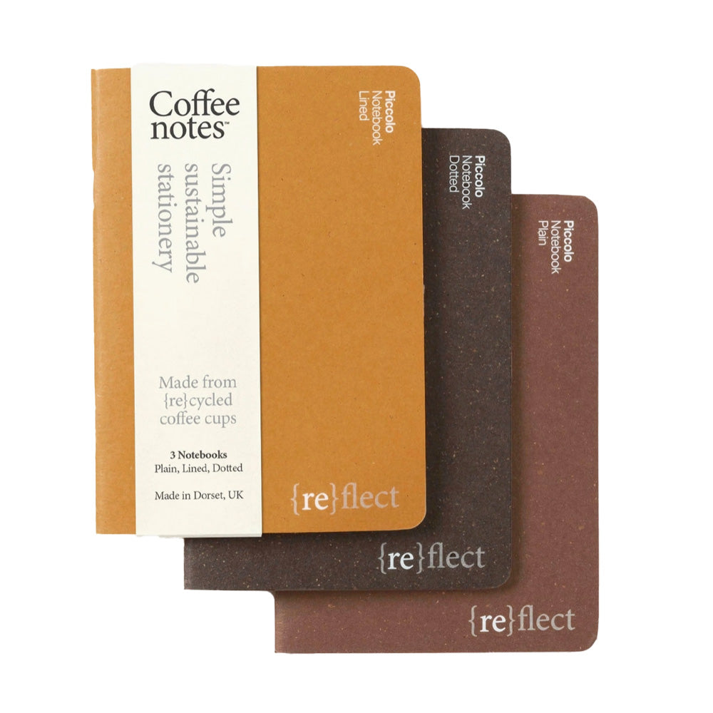 Coffee notes Stitched Notebooks Set of 3 - Beer