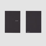 2024 Hobonichi Techo HON A5 Japanese Hardcover Planner Book - Paper Series: Black Gingham