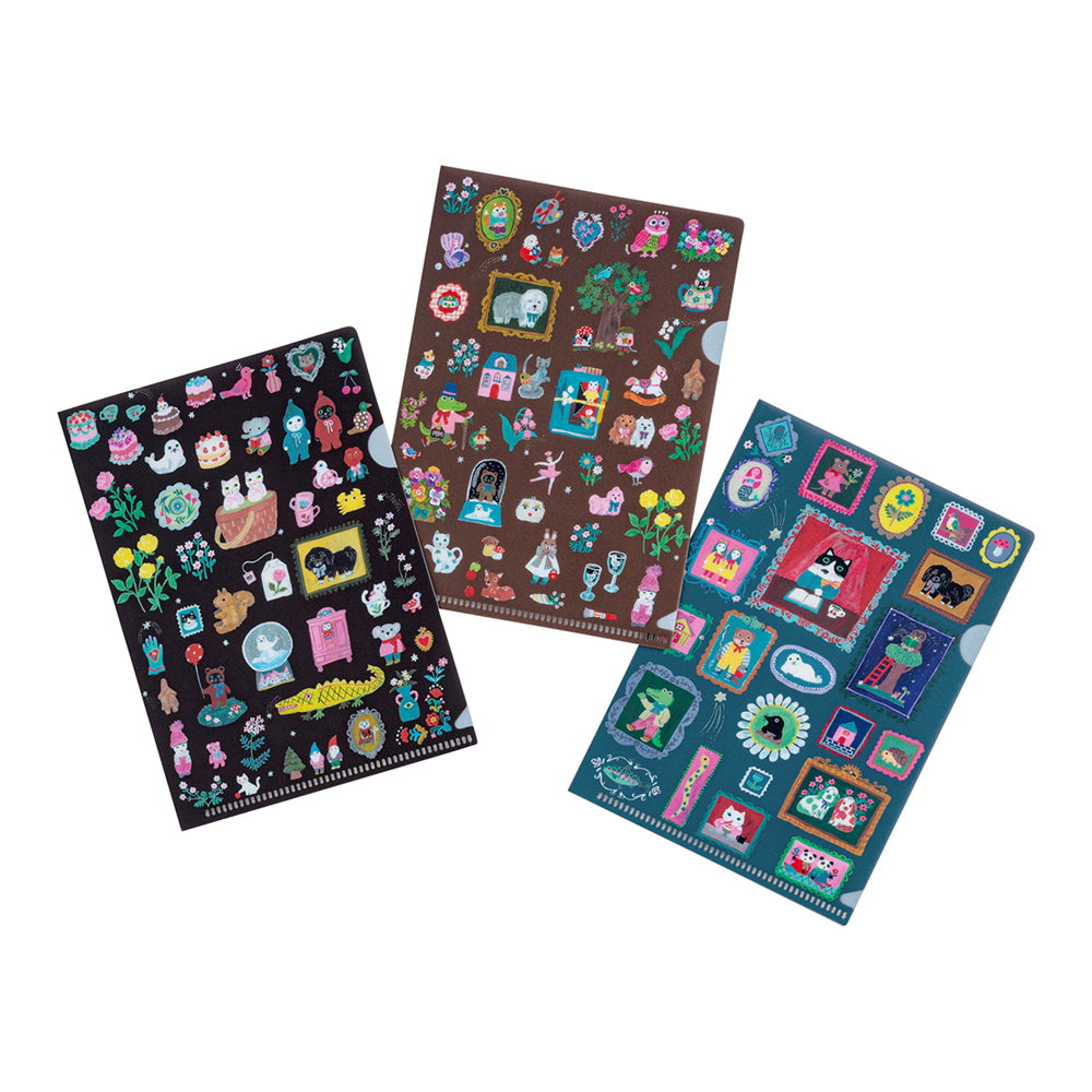 2024 Yumi Kitagishi: Hobonichi Folder Set of 3 for A6 Size (Little Gifts)