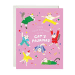 Cat's Pajamas Birthday Card