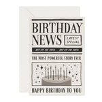 "Birthday News" Birthday Card