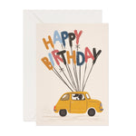"Fast Balloons" Birthday Card