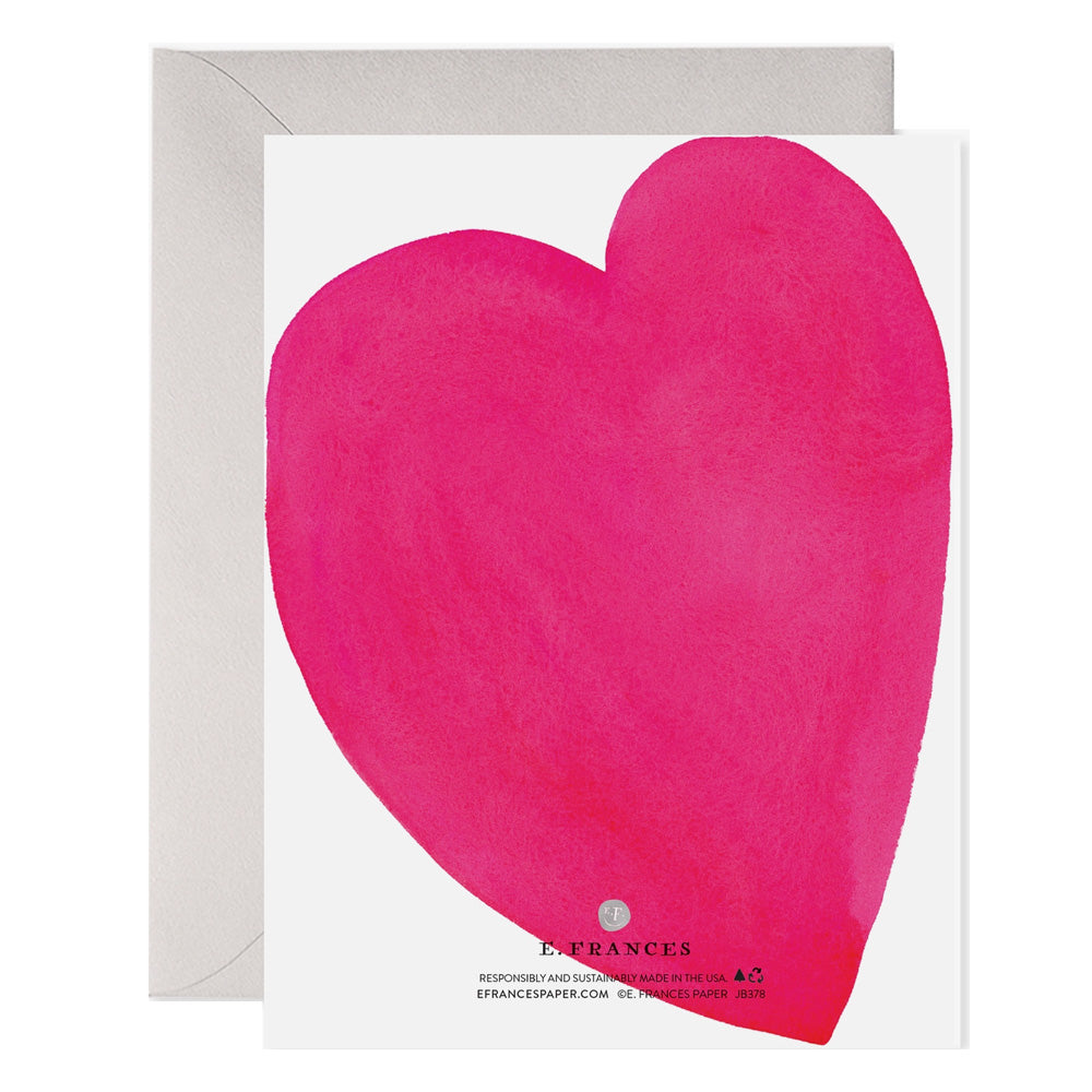 Squeezed Heart Card