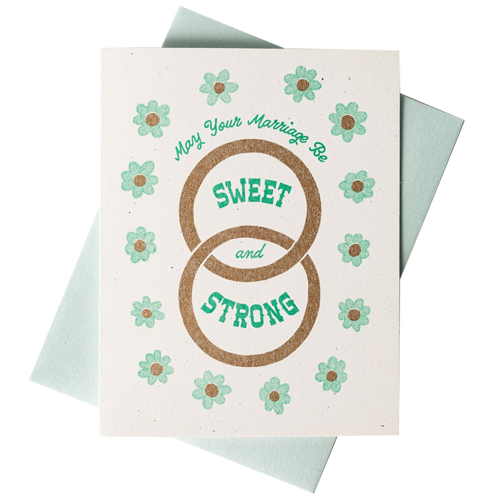 Sweet & Strong Marriage Card