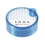 Soda Transparent Masking Tape - Grid