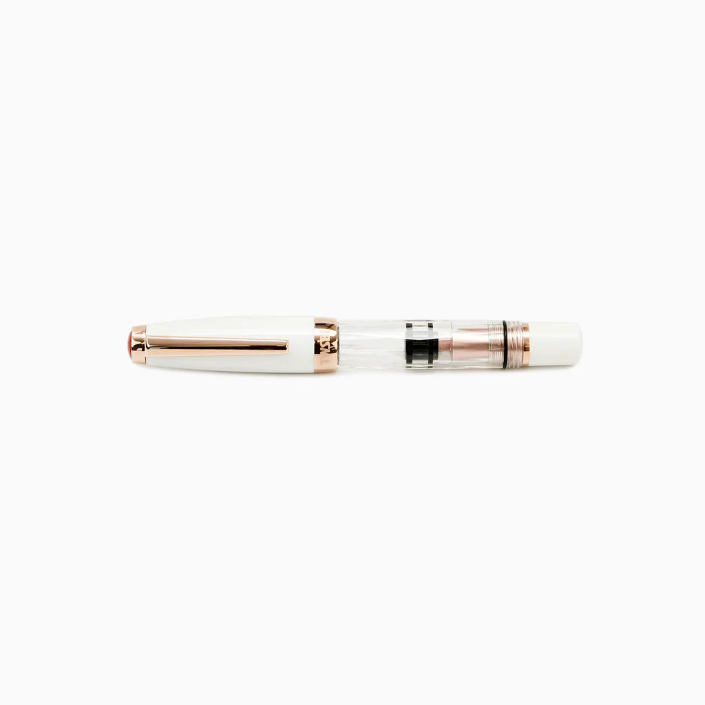 TWSBI DIAMOND Mini White Rose Gold Ⅱ Twsbi Diamond Mini Fountain Pen - White Rosegold V2 | M.Lovewell
