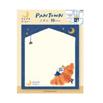 Pan Town Croissant Moon Sticky Notes