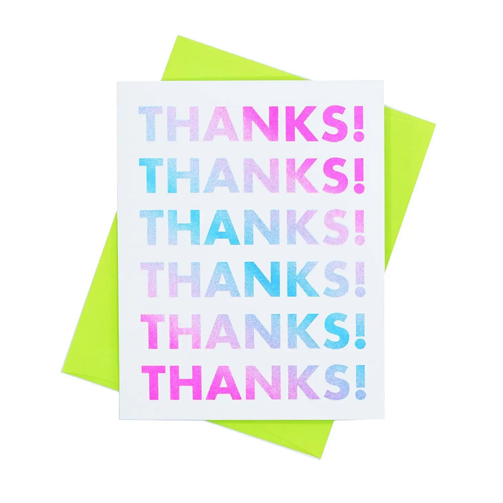 Gradient Thank You Card
