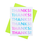 Gradient Thank You Card