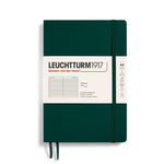 Leuchtturm1917 A5 Lined Notebook - Softcover - Forest Green