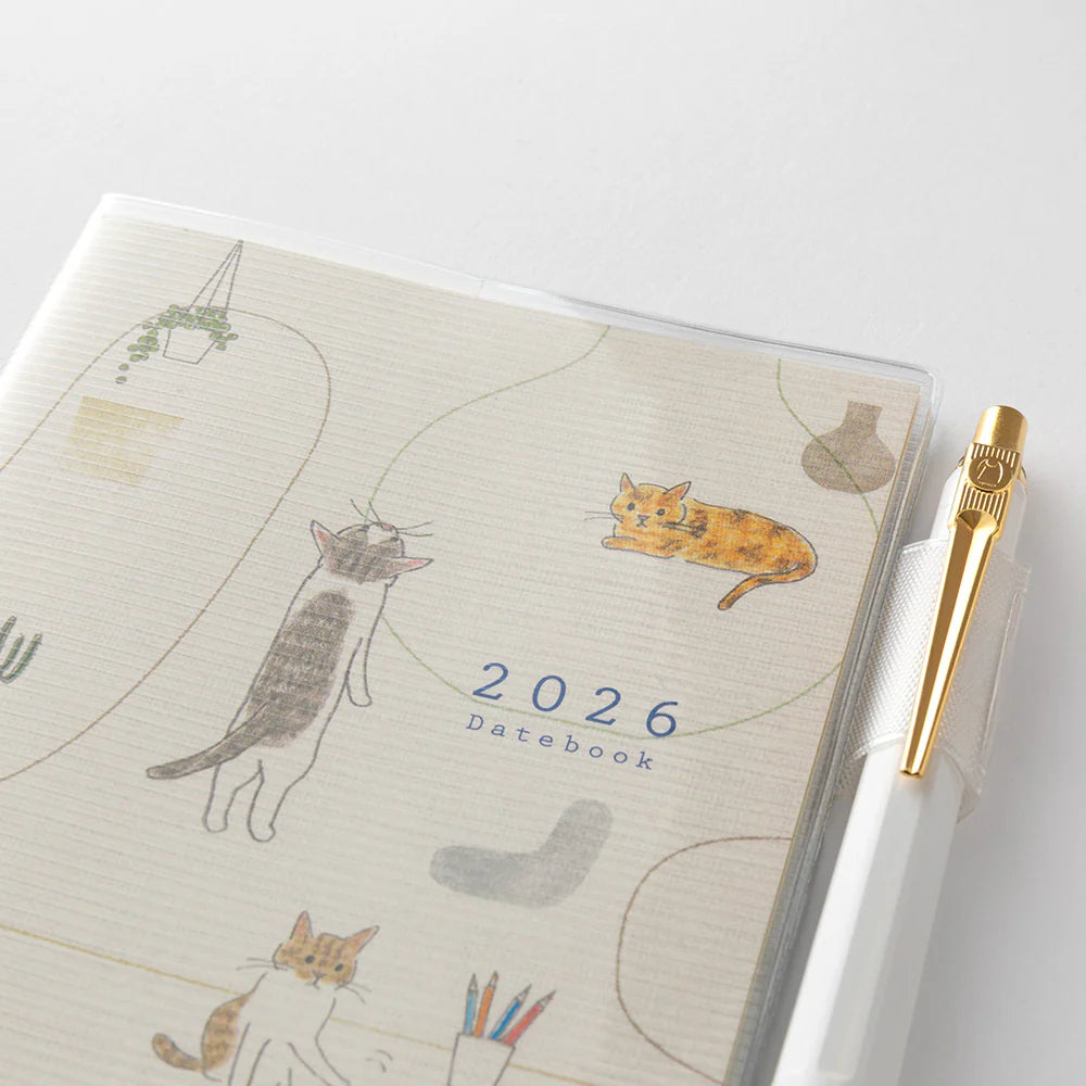 Midori 2026 Pocket Diary Slim - Cats – M.Lovewell