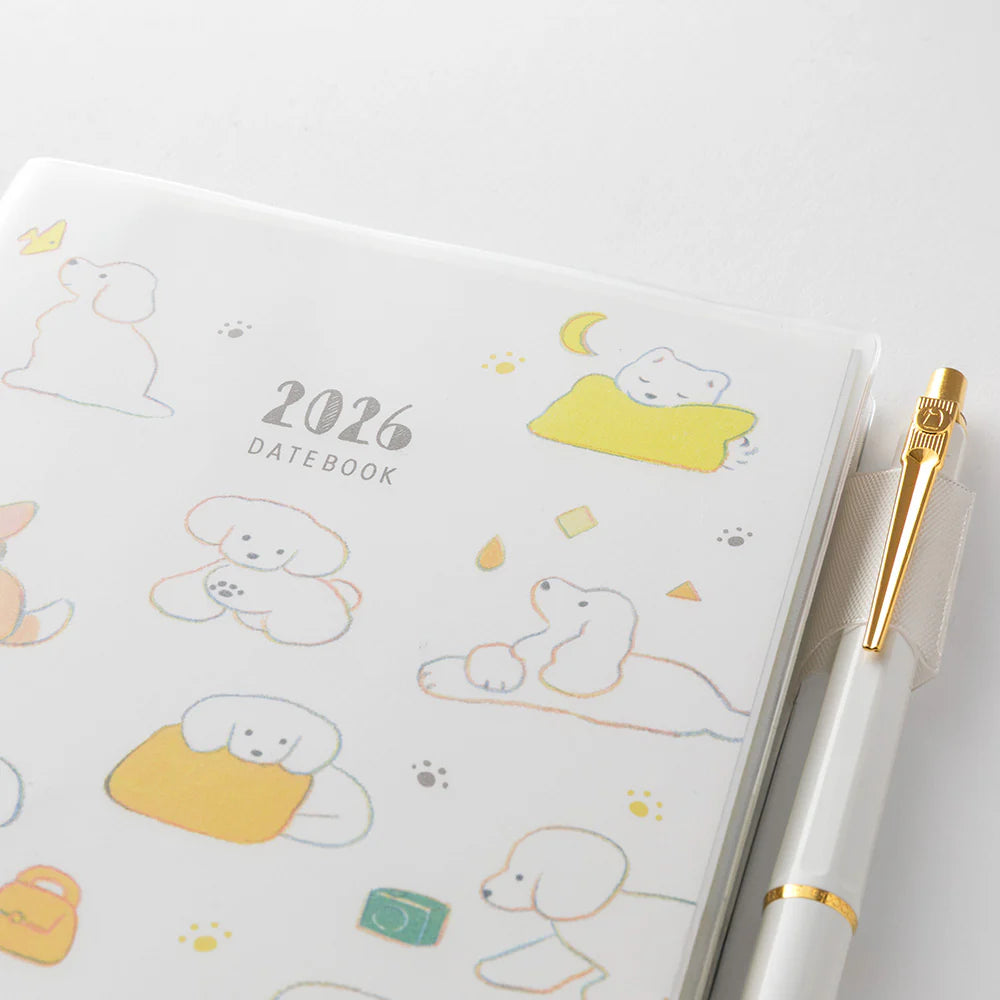 Midori 2026 Pocket Diary B6 - Dogs – M.Lovewell