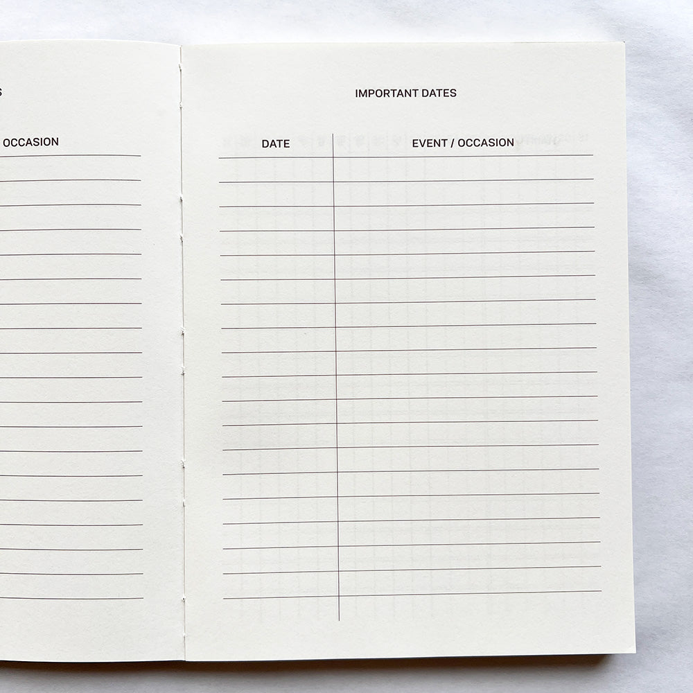 Undated Everyday Planner - Cacao