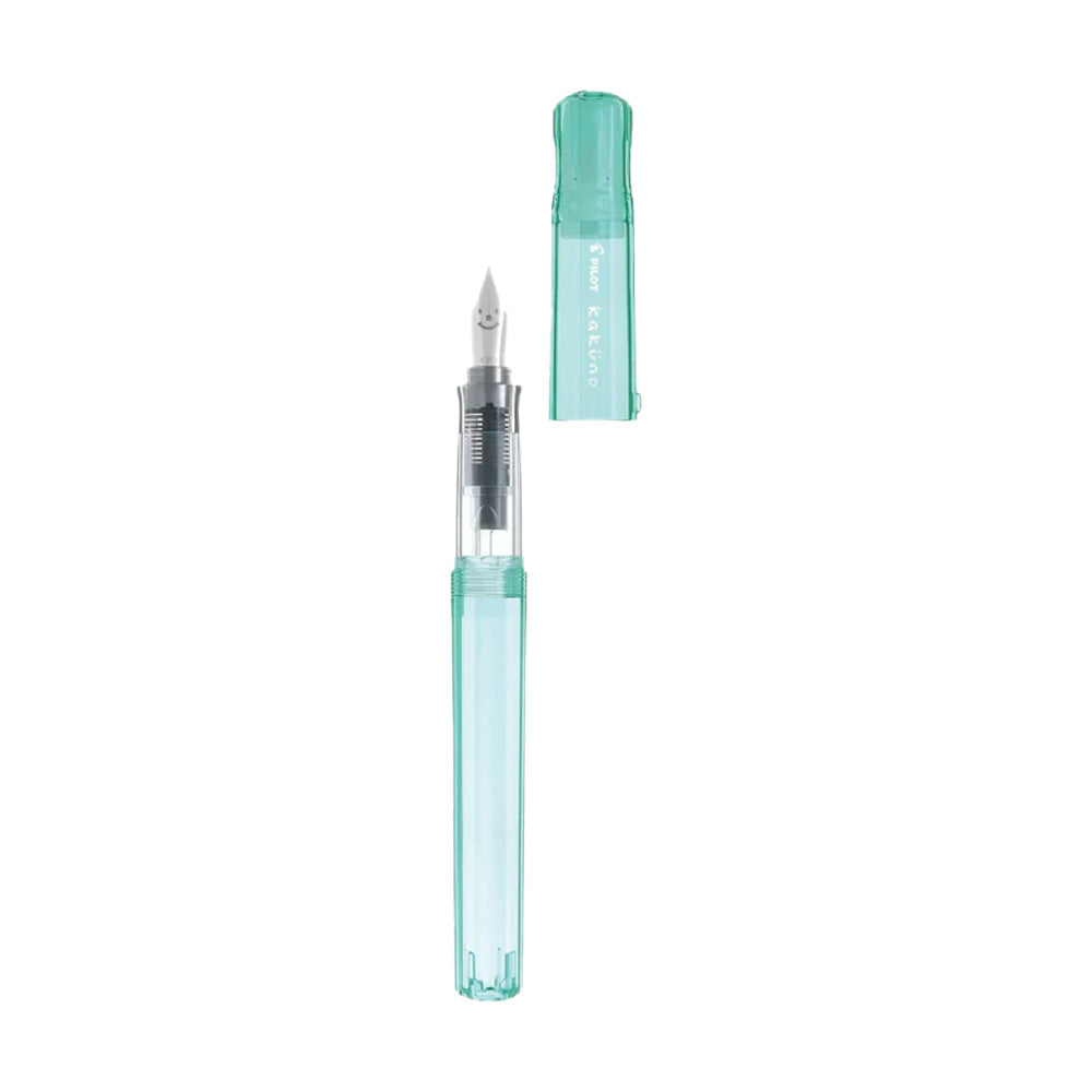 Pilot Kakuno Fountain Pen -Transparent - Aqua