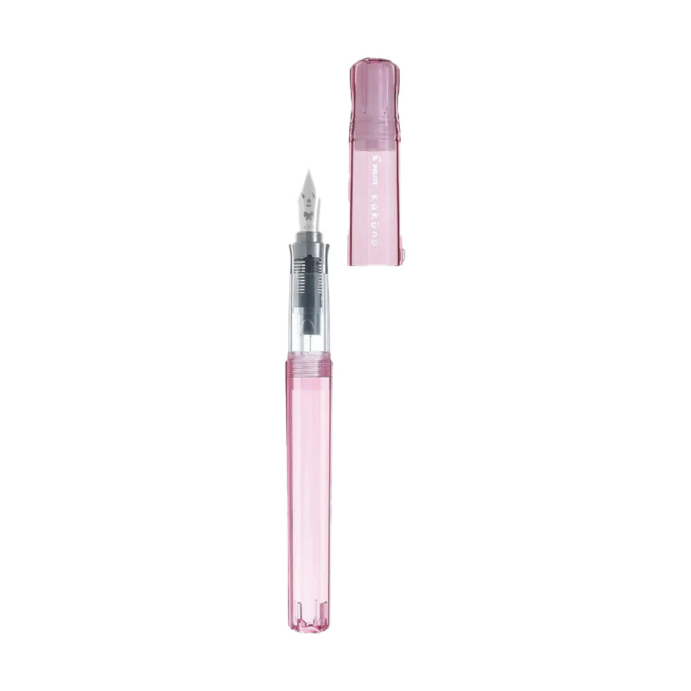 Pilot Kakuno Fountain Pen -Transparent - Pink