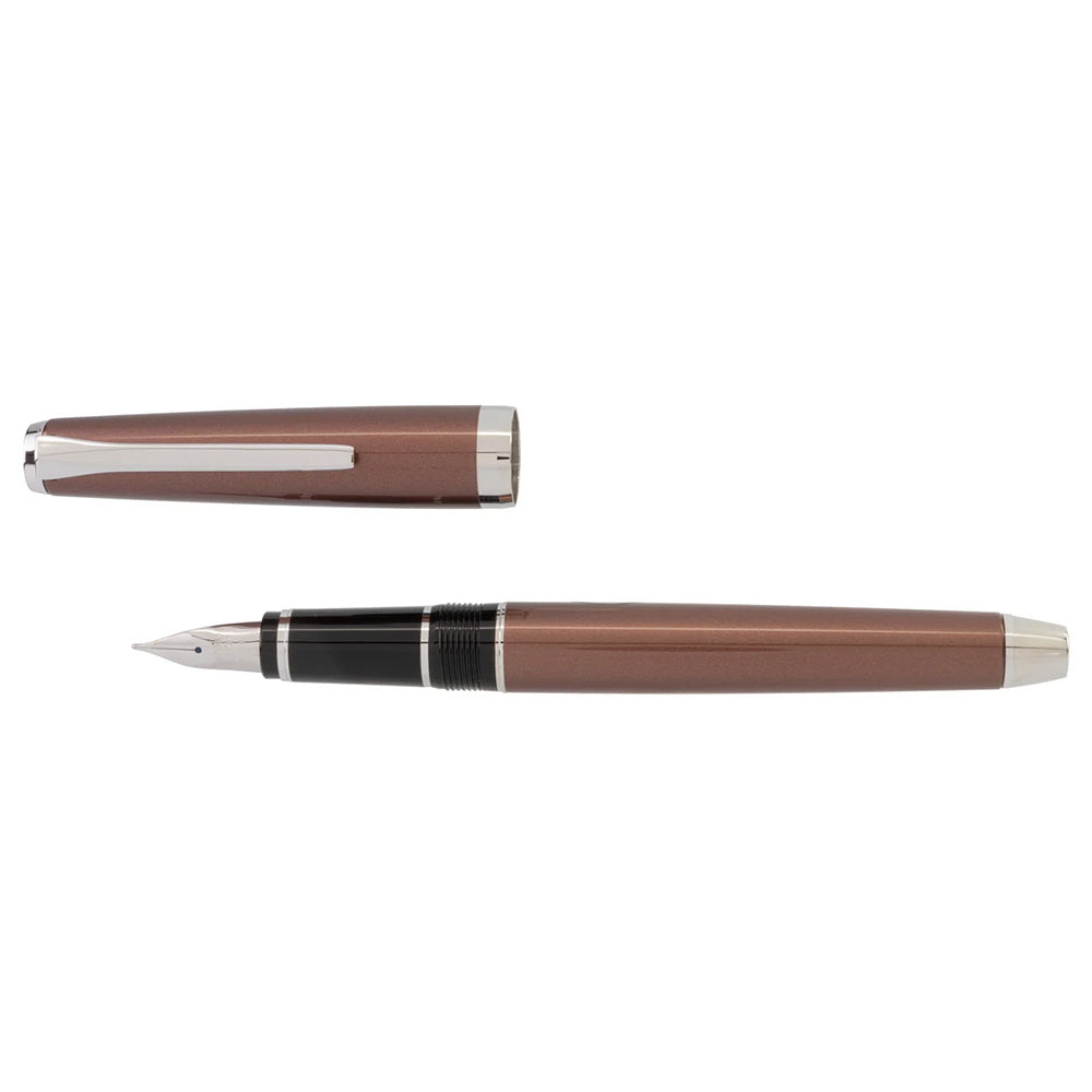 Pilot Metal Falcon Fountain Pen - Brown | M.Lovewell