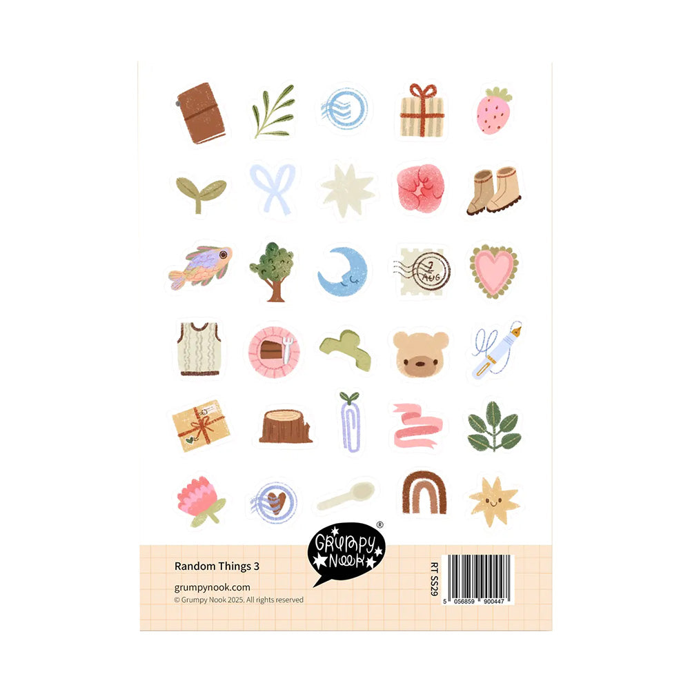 Random Things 3 Sticker Sheet β M.Lovewell