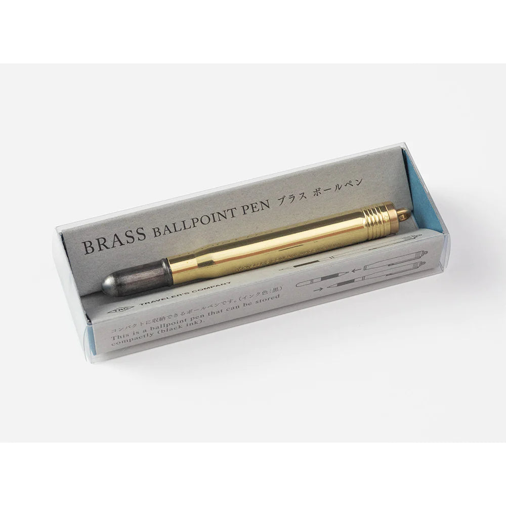 Traveler's Company Solid Brass Ballpoint Pen