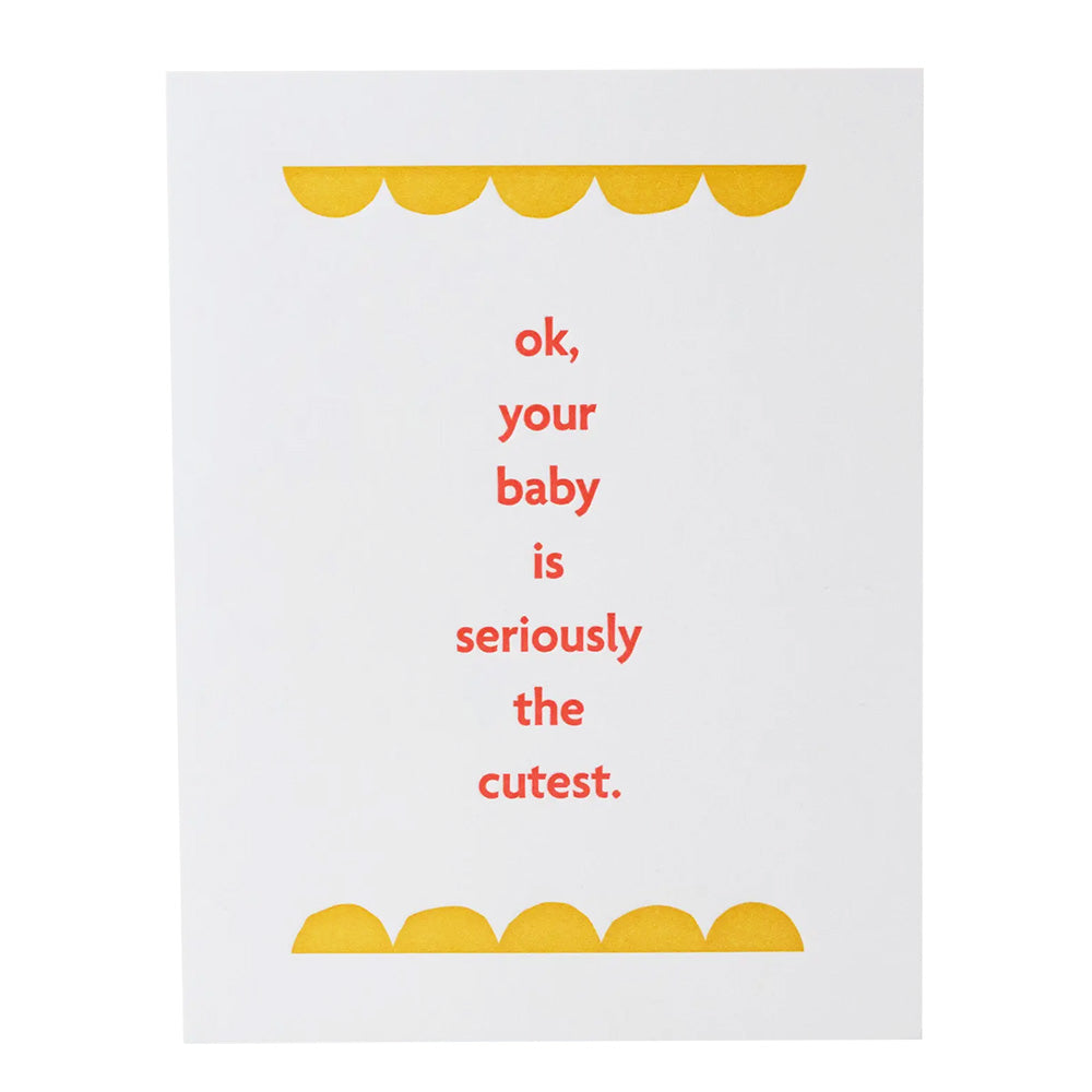 Seriously the Cutest Baby Card