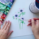 August 3: Watercolor Botanicals with Electric Eunice