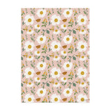 White Poppies Wrapping Paper Sheet