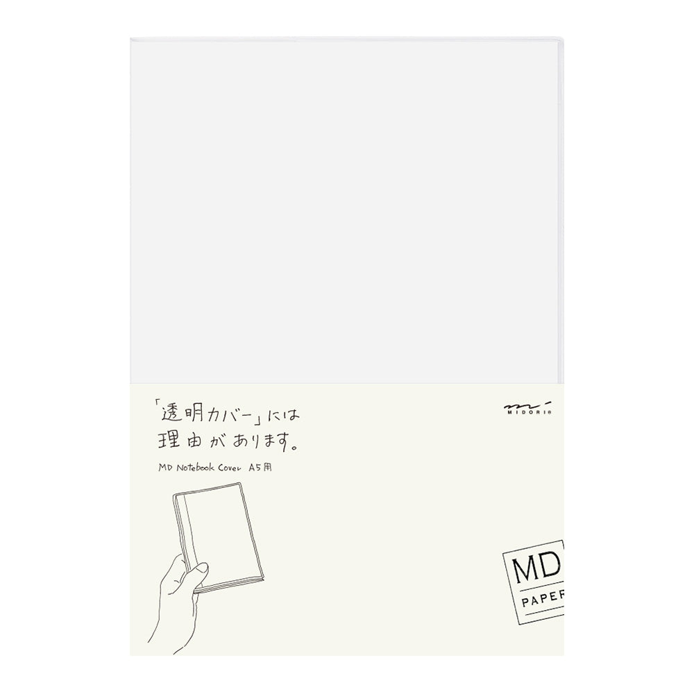 MD A5 Notebook Clear Cover - M.Lovewell