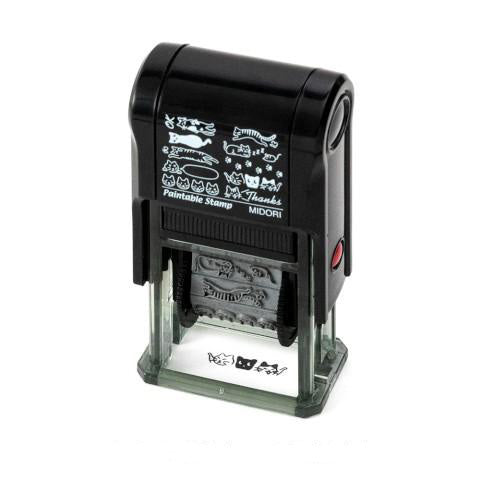 Midori Rotating Paintable Stamp Cat – M.Lovewell