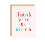 Painted Thank You Card