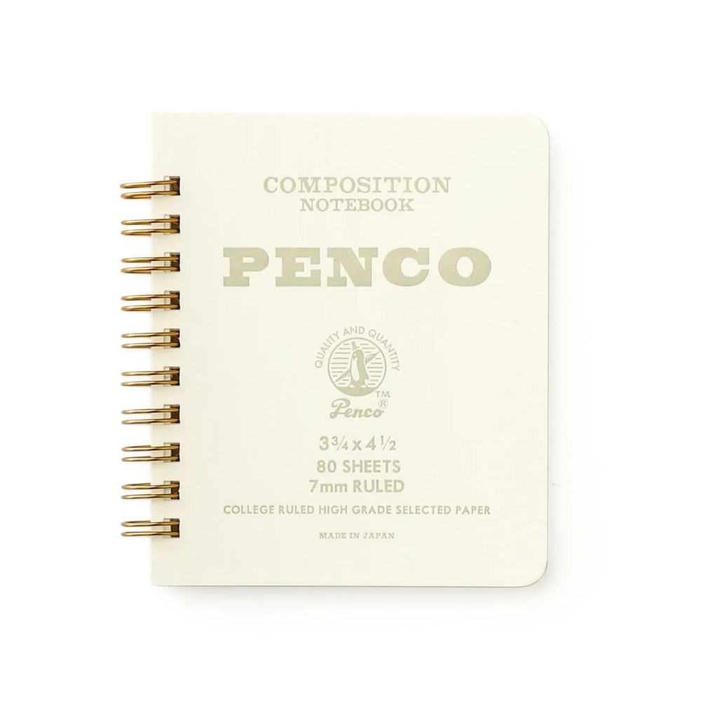 Penco Coil Notebook Small - White