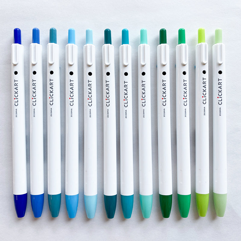 Clickart Retractable Pen Marker - Palette 3