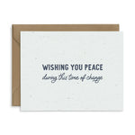 Wishing You Peace Plantable Sympathy Card