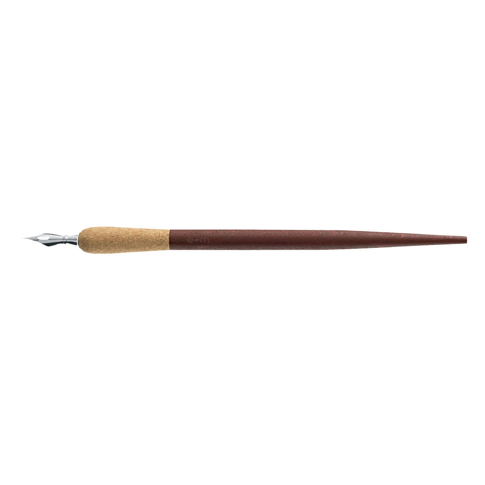 Gemini Straight Pen Nib Holder - Mahogany Brown