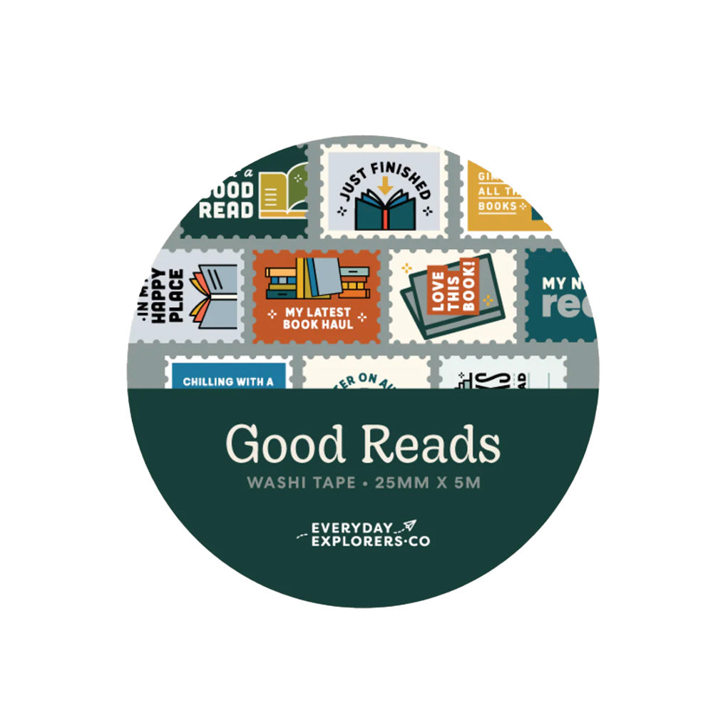 Good Reads Stamp Washi Tape
