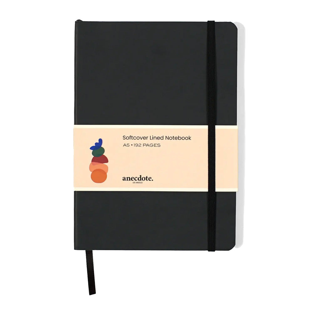 Softcover Lined Journal - Black