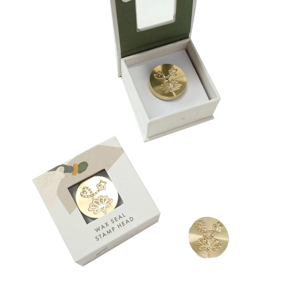 Bee Flower Wax Seal Stamp Head Only