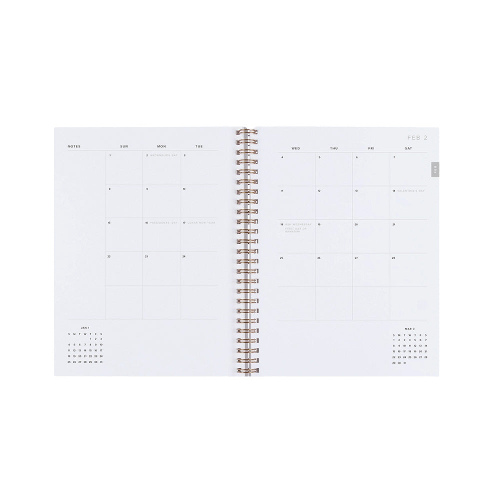 Appointed 2026 Compact Task Planner - Lavender Gray