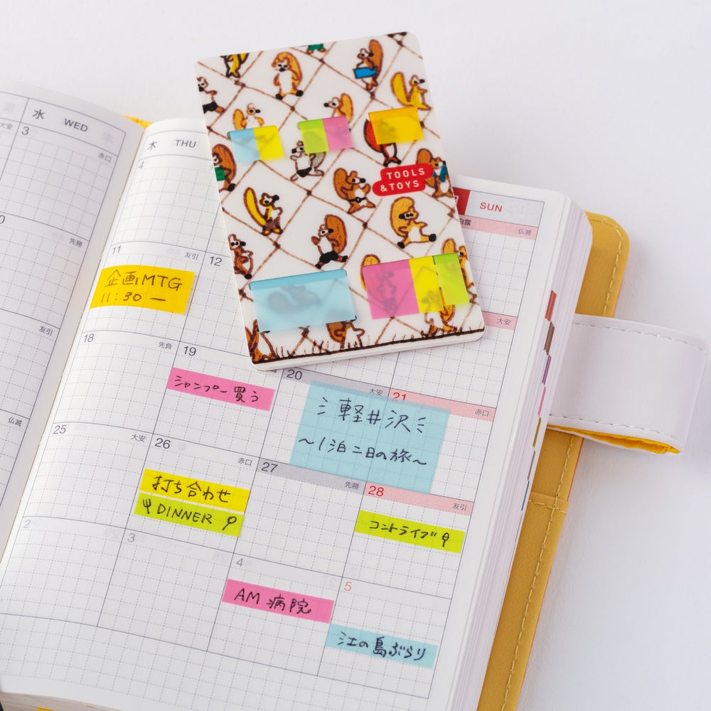 100%ORANGE: Hobonichi Translucent Sticky Notes - Taking a Break