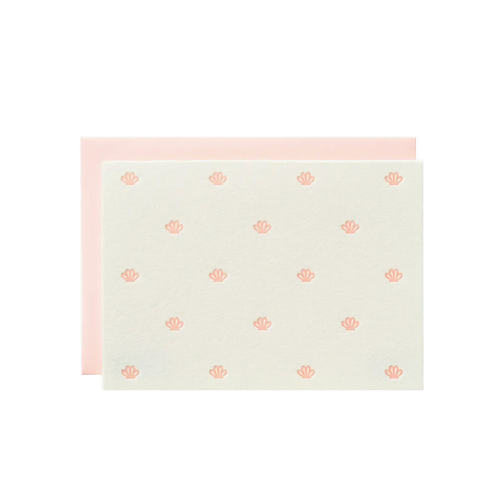 Seashell Pattern Card Box - Set of 6