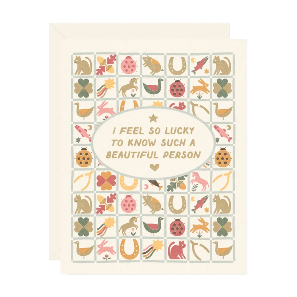 Lucky Quilt Card