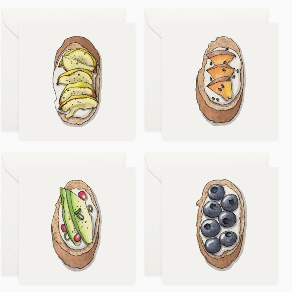 Mini Card Set of 12 - Crostinis