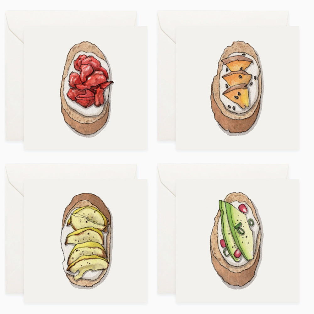 Mini Card Set of 12 - Crostinis