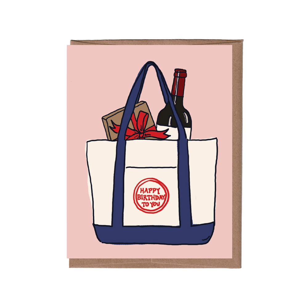 Tj Tote Birthday Card