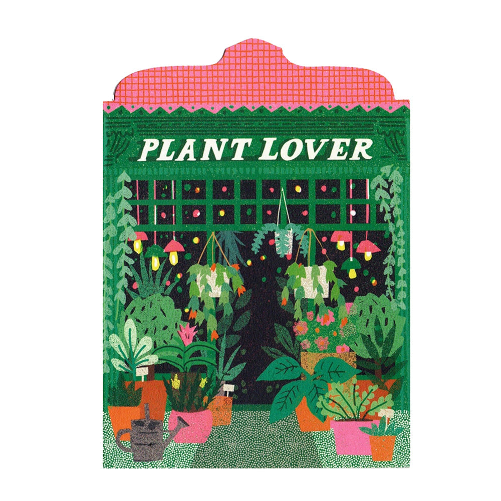 Plant Lover Shop Die Cut Card