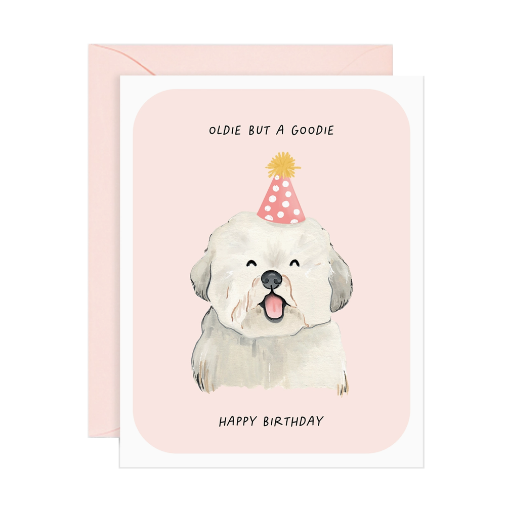Oldie But A Goodie Dog Card