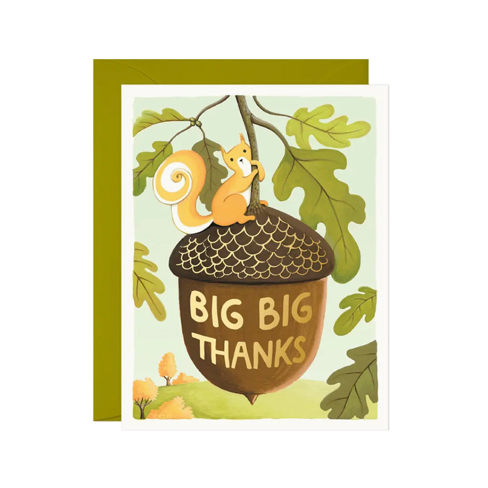 Squirrel Big Thanks Card