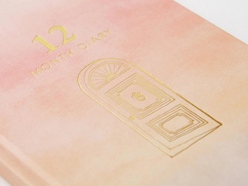 Midori 12-Month Diary - Gate Pink