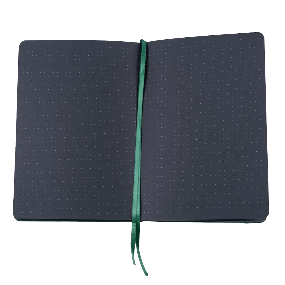 Black Dot Grid Journal - Cactus