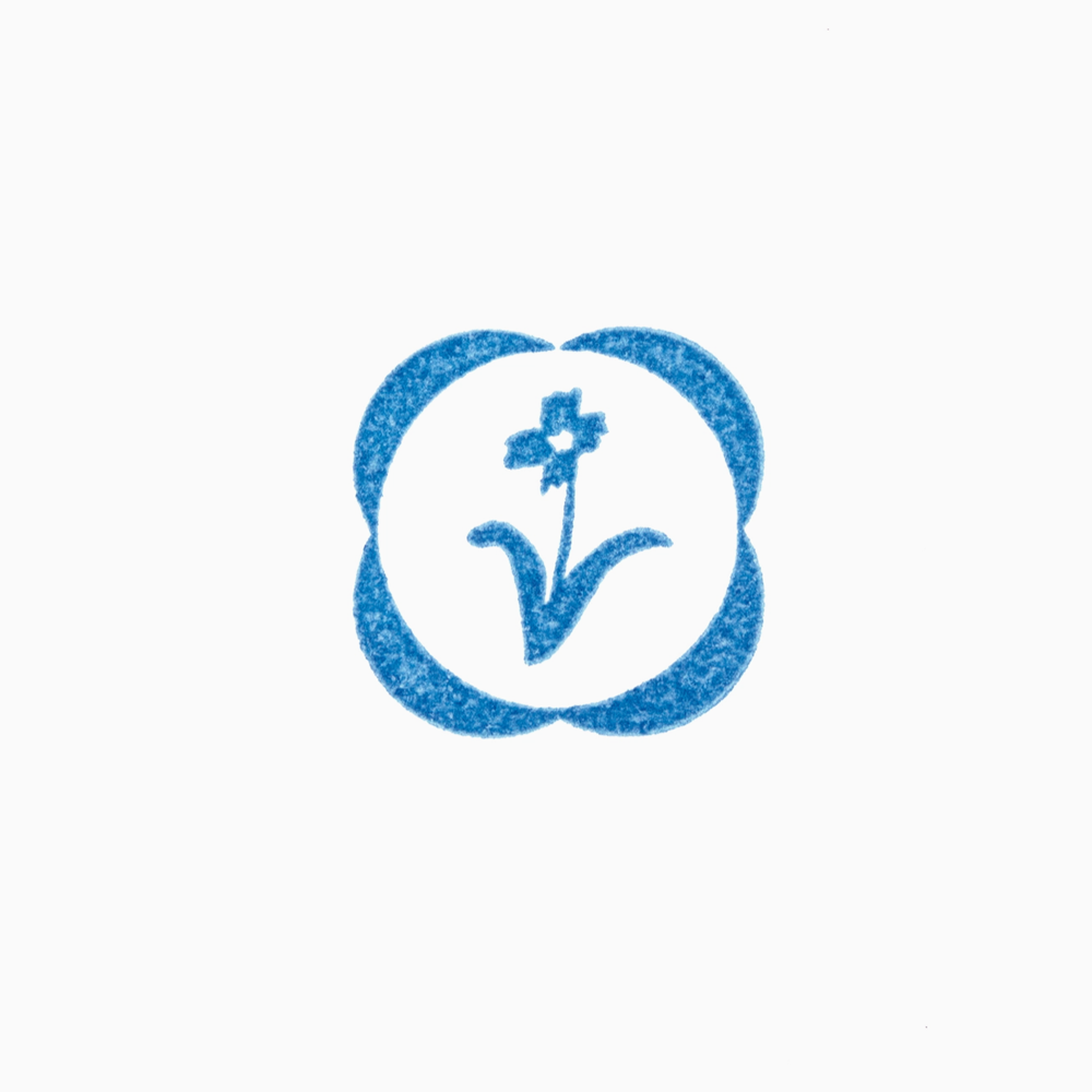 King Jim Kori Jirushi Crystal Clarity Small Stamp - Flower